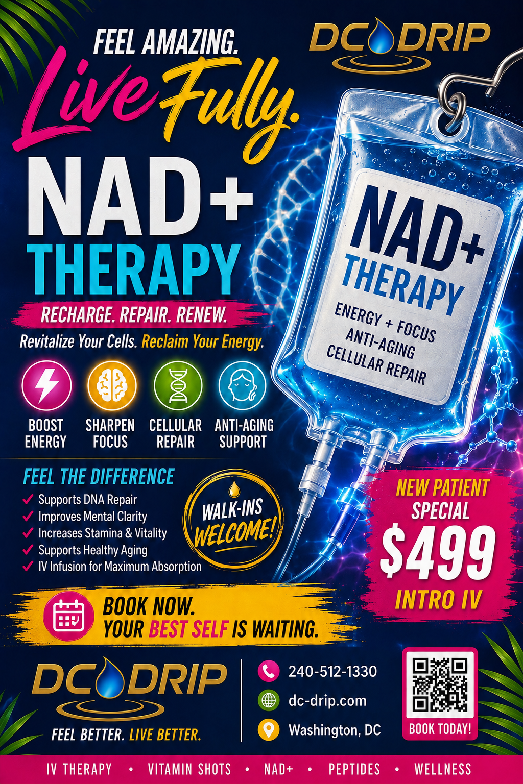 NAD+ therapy campaign