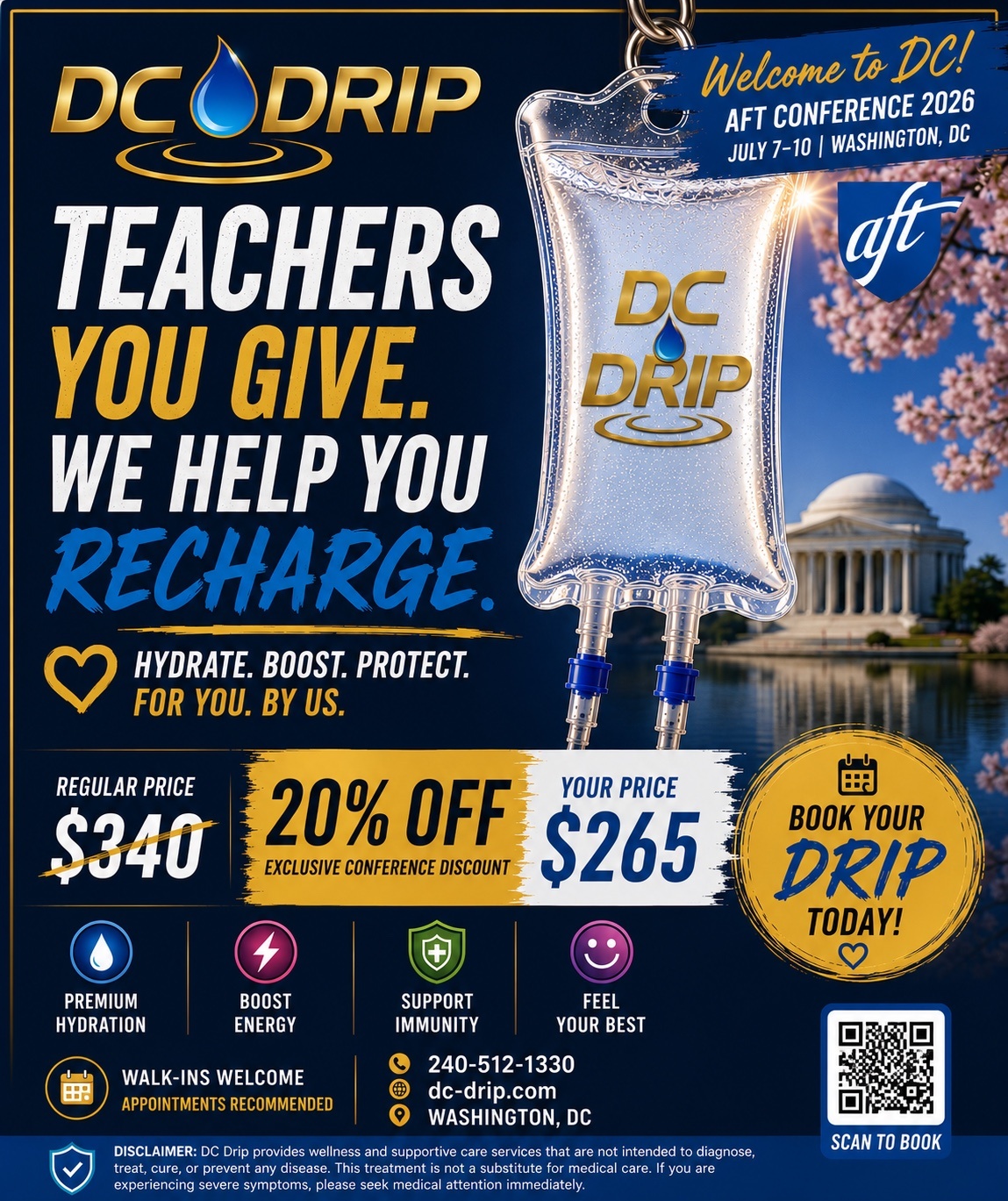 Teacher special DC Drip campaign